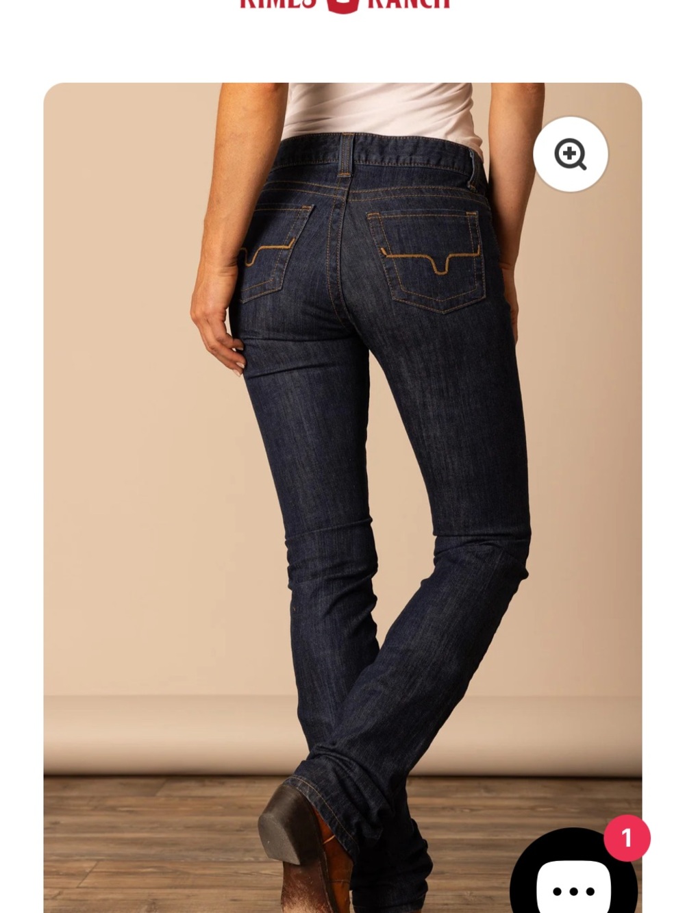 Kimes Ranch Betty Straight Leg Jeans Sz 00/34
